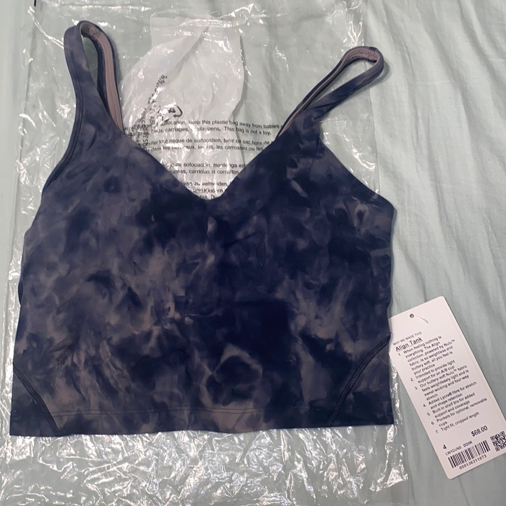 BRAND NEW! tie dye align tank